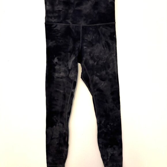 Lululemon Align Pant 25” Diamond Dye Grey Graphite Grey Size 4 - Picture 4 of 8